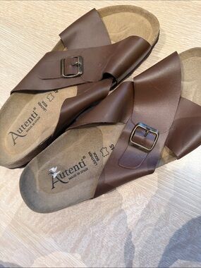 AUTENTI - Men’s Leather Sandals from
 Spain - EU 45